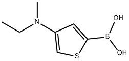 4-(Methylethylamino)thiophene-2-boronic acid Structure