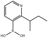 2-(sec-Butyl)pyridine-3-boronic acid Structure