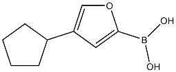 4-(Cyclopentyl)furan-2-boronic acid Struktur