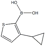 3-(Cyclopropyl)thiophene-2-boronic acid Structure