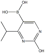 2-Hydroxy-4-(iso-propyl)pyrimidine-5-boronic acid 化学構造式