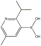 5-Methyl-2-(iso-propyl)pyridine-3-boronic acid Struktur