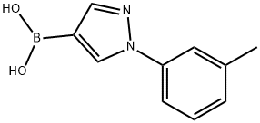 1-(3-Tolyl)-1H-pyrazole-4-boronic acid Structure