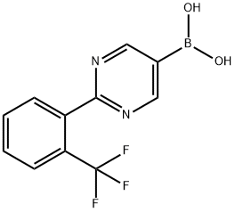 (2-(2-(trifluoromethyl)phenyl)pyrimidin-5-yl)boronic acid Structure