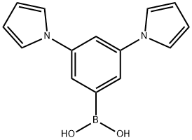 3,5-Bis(1H-pyrrol-1-yl)phenylboronic acid Structure