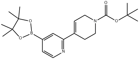 2-(N-Boc-3,6-Dihydro-2H-pyridin-4-yl)pyridine-4-boronic acid pinacol ester Struktur