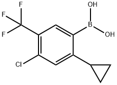 2225173-00-0 4-Chloro-5-trifluoromethyl-2-cyclopropylphenylboronic acid