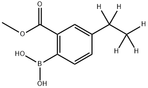 2-Methoxycarbonyl-4-(ethyl-d5)-phenylboronic acid|