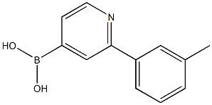 2-(3-Tolyl)pyridine-4-boronic acid 化学構造式