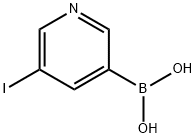 5-IODOPYRIDINE-3-BORONIC ACID Structure