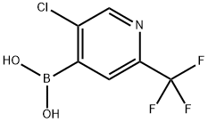 [5-CHLORO-2-(TRIFLUOROMETHYL)PYRIDIN-4-YL]BORONIC ACID Struktur