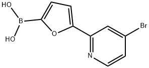 5-(4-Bromopyridin-2-yl)furan-2-boronic acid Struktur