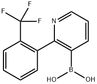 2-(2-Trifluoromethylphenyl)pyridine-3-boronic acid Struktur