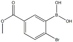 (2-溴-5-(甲氧基羰基)苯基)硼酸, 2225178-33-4, 结构式