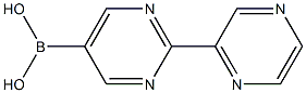 (2-(pyrazin-2-yl)pyrimidin-5-yl)boronic acid Struktur