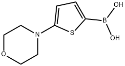 5-(Morpholino)thiophene-2-boronic acid Struktur