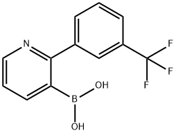 2-(3-Trifluoromethylphenyl)pyridine-3-boronic acid Struktur