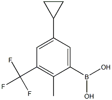 2225180-97-0 2-Methyl-3-trifluoromethyl-5-cyclopropylphenylboronic acid