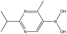 4-Methyl-2-(iso-propyl)pyrimidine-5-boronic acid Struktur