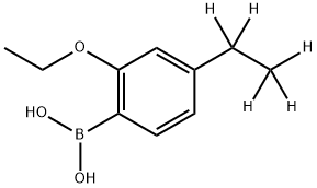 2-Ethoxy-4-(ethyl-d5)-phenylboronic acid Struktur