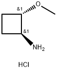 (1S,2S)-2-methoxycyclobutan-1-amine hydrochloride Struktur