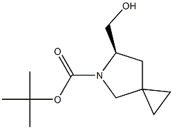 tert-butyl (R)-6-(hydroxymethyl)-5-azaspiro[2.4]heptane-5-carboxylate, 2227198-42-5, 结构式