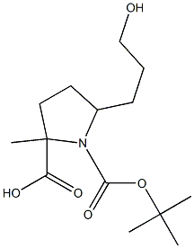 1-tert-butyl 2-methyl 5-(3-hydroxypropyl)pyrrolidine-1,2-dicarboxylate|1-tert-butyl 2-methyl 5-(3-hydroxypropyl)pyrrolidine-1,2-dicarboxylate