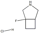 1-fluoro-3-azabicyclo[3.2.0]heptane hydrochloride Struktur