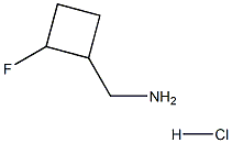 1-(2-fluorocyclobutyl)methanamine hydrochloride Struktur