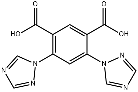 4,6-二(1H-1,2,4-三唑-1-基)间苯二甲酸, 2227468-63-3, 结构式