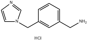 {3-[(1H-咪唑-1-基)甲基]苯基}甲胺二盐酸,2230803-60-6,结构式