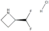 (2R)-2-(difluoromethyl)azetidine hydrochloride Structure