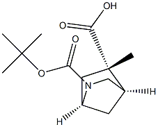2-tert-butyl 5-methyl (1S,4R,5S)-2-azabicyclo[2.2.1]heptane-2,5-dicarboxylate,2231665-82-8,结构式