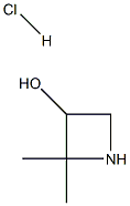 2,2-dimethylazetidin-3-ol hydrochloride Structure