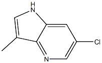 6-chloro-3-methyl-1H-pyrrolo[3,2-b]pyridine Struktur