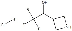 1-(azetidin-3-yl)-2,2,2-trifluoro-ethanol hydrochloride Structure