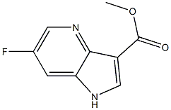 methyl 6-fluoro-1H-pyrrolo[3,2-b]pyridine-3-carboxylate Structure