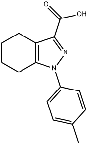 1-(4-methylphenyl)-4,5,6,7-tetrahydro-1H-indazole-3-carboxylic acid Structure