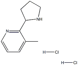 3-METHYL-2-(PYRROLIDIN-2-YL)PYRIDINE 2HCL Structure