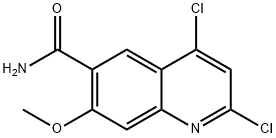2,4-dichloro-7-methoxyquinoline-6-carboxamide, 2241758-00-7, 结构式