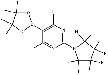 2241866-06-6 2-(pyrrolidin-1-yl-d8)-5-(4,4,5,5-tetramethyl-1,3,2-dioxaborolan-2-yl)pyrimidine-4,6-d2