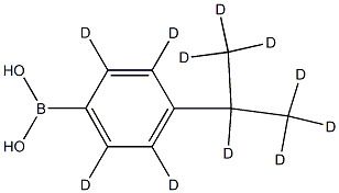 (4-(propan-2-yl-d7)phenyl-2,3,5,6-d4)boronic acid,2241867-08-1,结构式