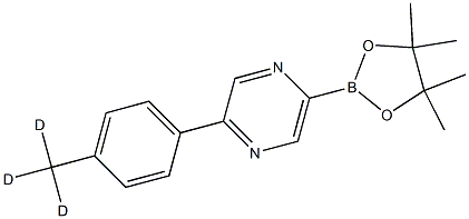 2-(4-(methyl-d3)phenyl)-5-(4,4,5,5-tetramethyl-1,3,2-dioxaborolan-2-yl)pyrazine|