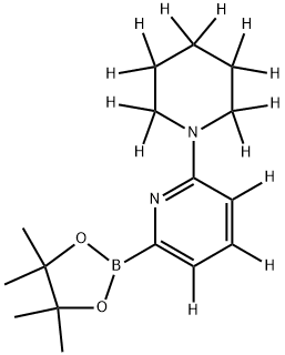 2241870-09-5 2-(piperidin-1-yl-d10)-6-(4,4,5,5-tetramethyl-1,3,2-dioxaborolan-2-yl)pyridine-3,4,5-d3