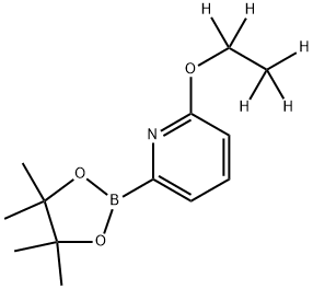 2-(ethoxy-d5)-6-(4,4,5,5-tetramethyl-1,3,2-dioxaborolan-2-yl)pyridine,2241870-16-4,结构式