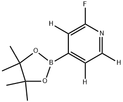 2-fluoro-4-(4,4,5,5-tetramethyl-1,3,2-dioxaborolan-2-yl)pyridine-3,5,6-d3 Structure