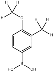 (4-(methoxy-d3)-3-(methyl-d3)phenyl)boronic acid Struktur