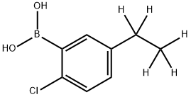2241871-60-1 (2-chloro-5-(ethyl-d5)phenyl)boronic acid