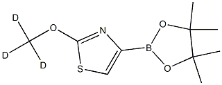 2-(methoxy-d3)-4-(4,4,5,5-tetramethyl-1,3,2-dioxaborolan-2-yl)thiazole Structure