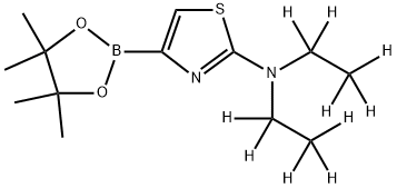 N,N-bis(ethyl-d5)-4-(4,4,5,5-tetramethyl-1,3,2-dioxaborolan-2-yl)thiazol-2-amine|